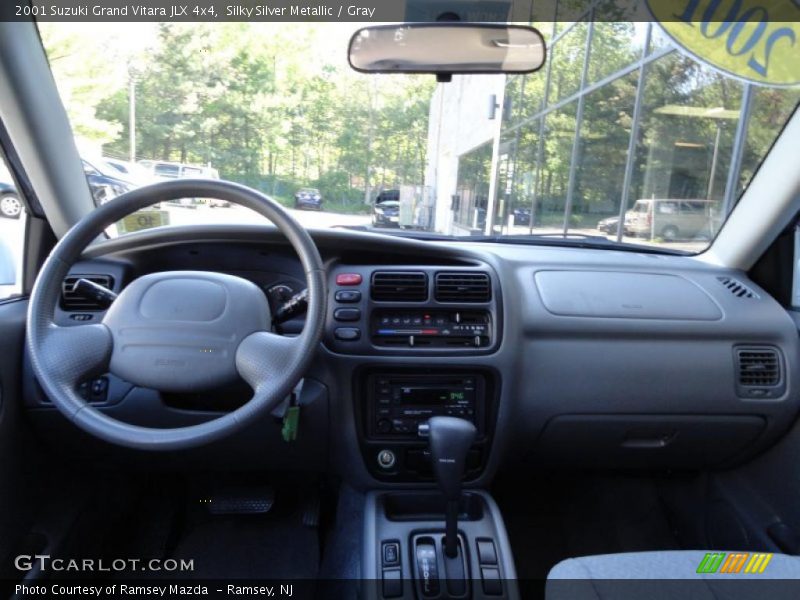 Silky Silver Metallic / Gray 2001 Suzuki Grand Vitara JLX 4x4