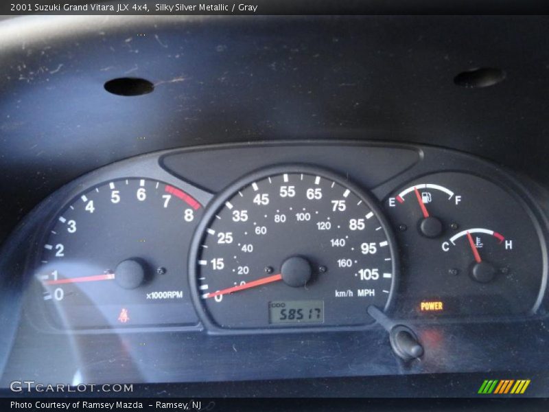  2001 Grand Vitara JLX 4x4 JLX 4x4 Gauges