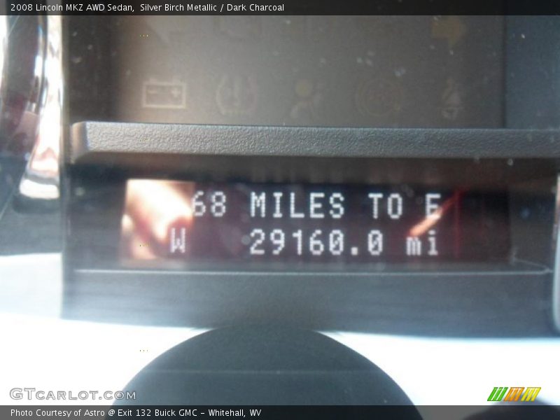 Silver Birch Metallic / Dark Charcoal 2008 Lincoln MKZ AWD Sedan