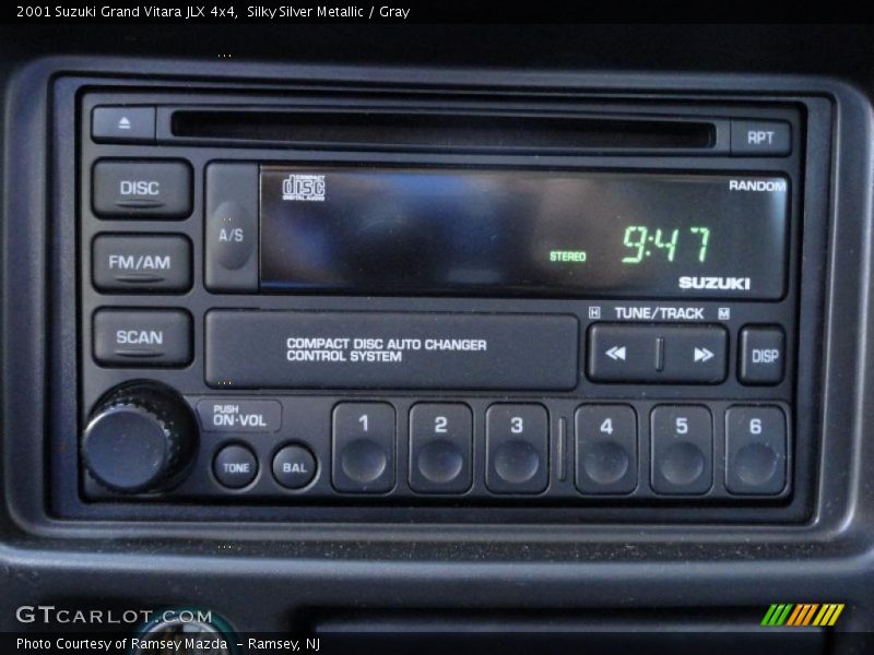 Controls of 2001 Grand Vitara JLX 4x4