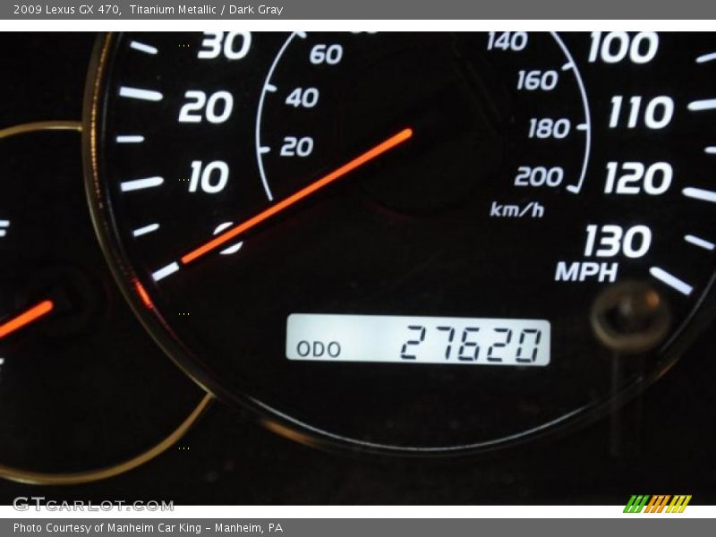 Titanium Metallic / Dark Gray 2009 Lexus GX 470