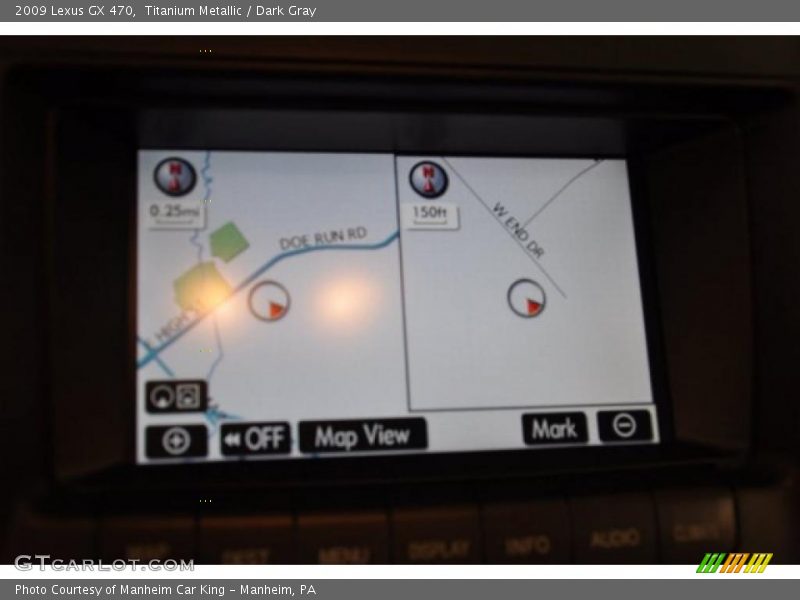Titanium Metallic / Dark Gray 2009 Lexus GX 470