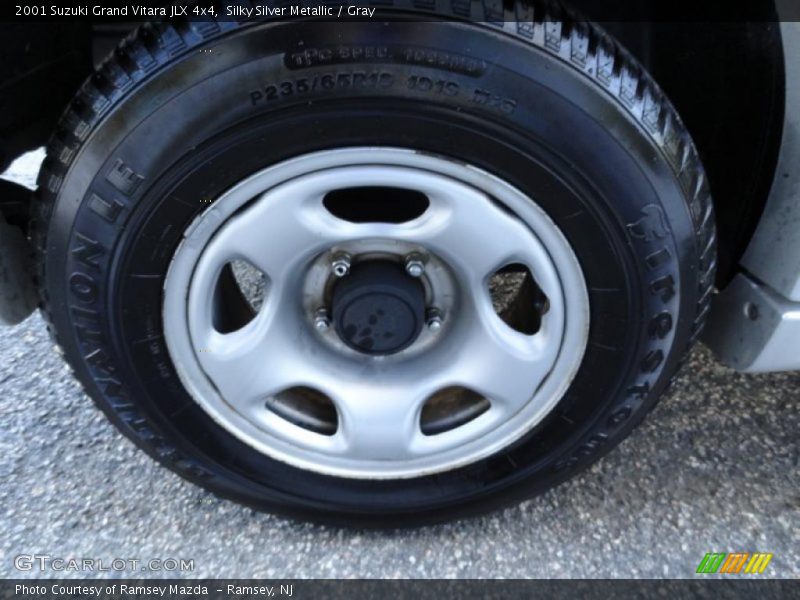 Silky Silver Metallic / Gray 2001 Suzuki Grand Vitara JLX 4x4
