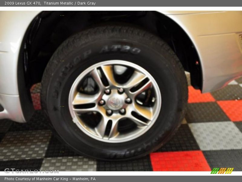 Titanium Metallic / Dark Gray 2009 Lexus GX 470