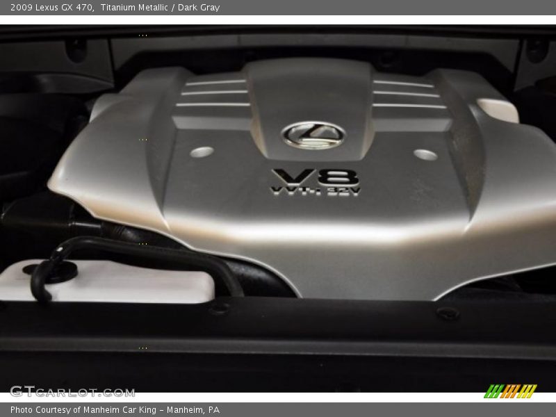 Titanium Metallic / Dark Gray 2009 Lexus GX 470