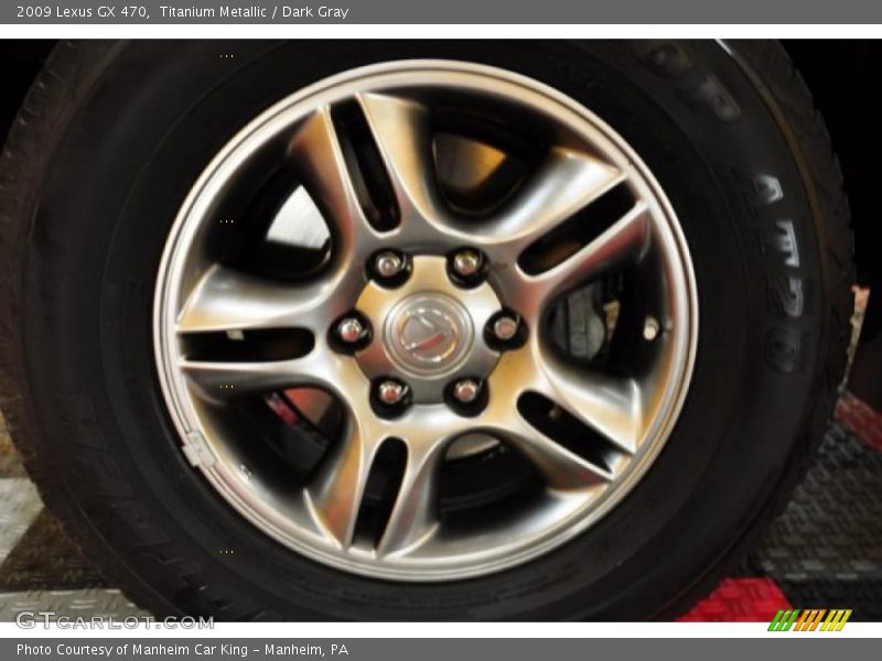 Titanium Metallic / Dark Gray 2009 Lexus GX 470