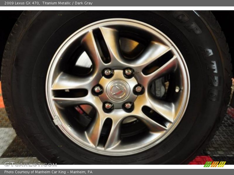 Titanium Metallic / Dark Gray 2009 Lexus GX 470