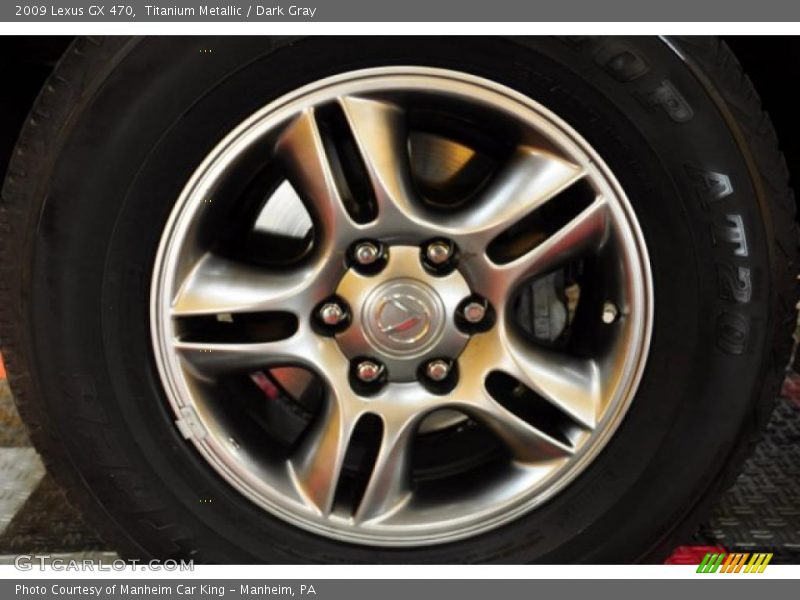 Titanium Metallic / Dark Gray 2009 Lexus GX 470