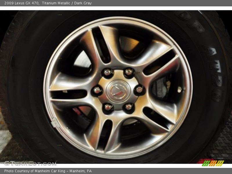 Titanium Metallic / Dark Gray 2009 Lexus GX 470
