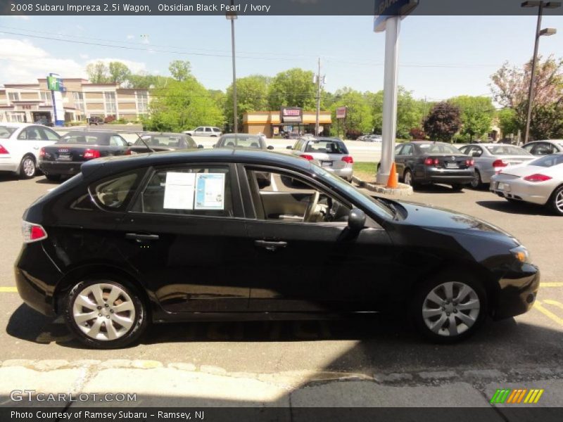 Obsidian Black Pearl / Ivory 2008 Subaru Impreza 2.5i Wagon