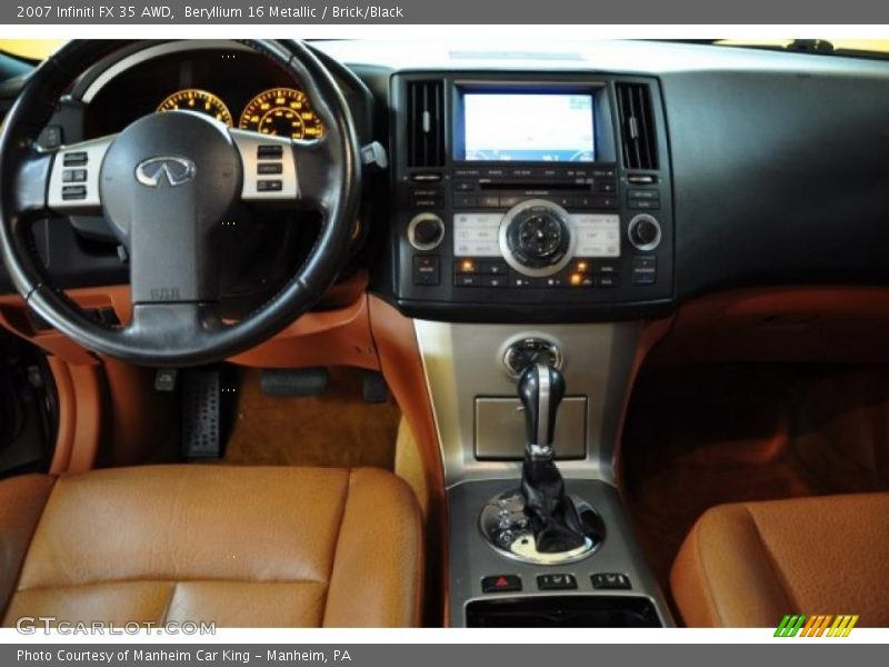 Beryllium 16 Metallic / Brick/Black 2007 Infiniti FX 35 AWD