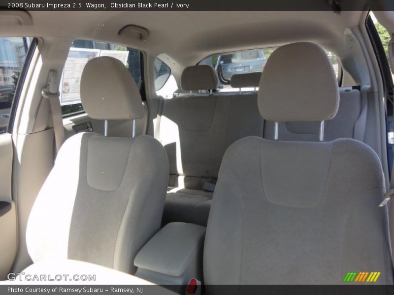 Obsidian Black Pearl / Ivory 2008 Subaru Impreza 2.5i Wagon