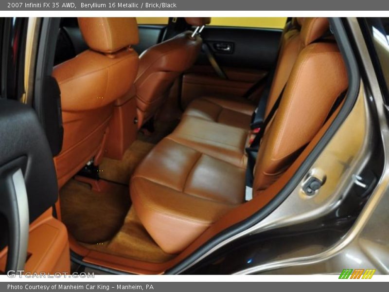 Beryllium 16 Metallic / Brick/Black 2007 Infiniti FX 35 AWD