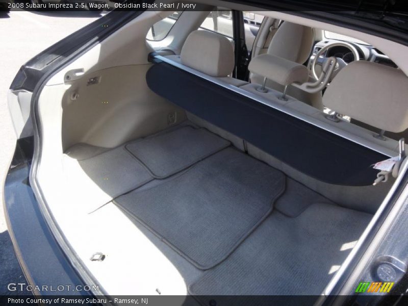 Obsidian Black Pearl / Ivory 2008 Subaru Impreza 2.5i Wagon