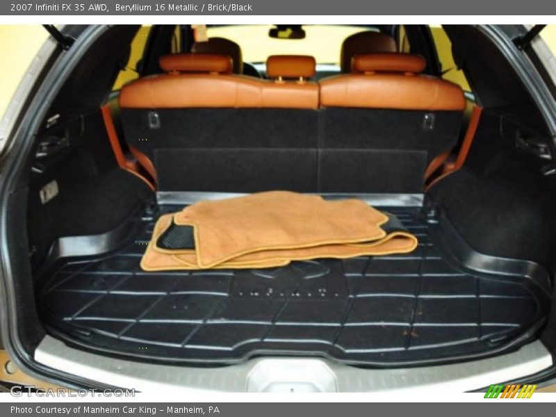 Beryllium 16 Metallic / Brick/Black 2007 Infiniti FX 35 AWD