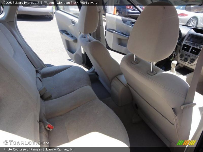 Obsidian Black Pearl / Ivory 2008 Subaru Impreza 2.5i Wagon