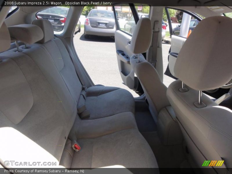Obsidian Black Pearl / Ivory 2008 Subaru Impreza 2.5i Wagon