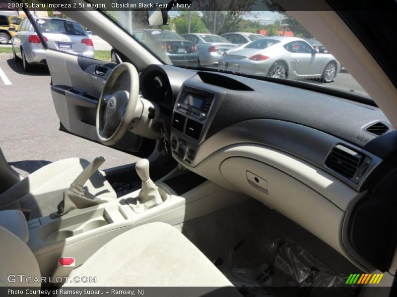 Obsidian Black Pearl / Ivory 2008 Subaru Impreza 2.5i Wagon
