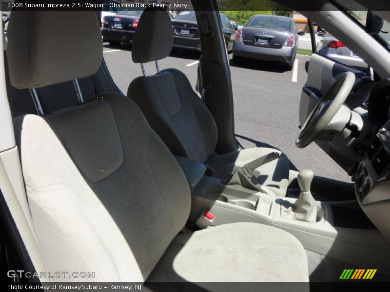 Obsidian Black Pearl / Ivory 2008 Subaru Impreza 2.5i Wagon