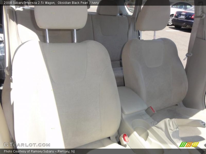 Obsidian Black Pearl / Ivory 2008 Subaru Impreza 2.5i Wagon