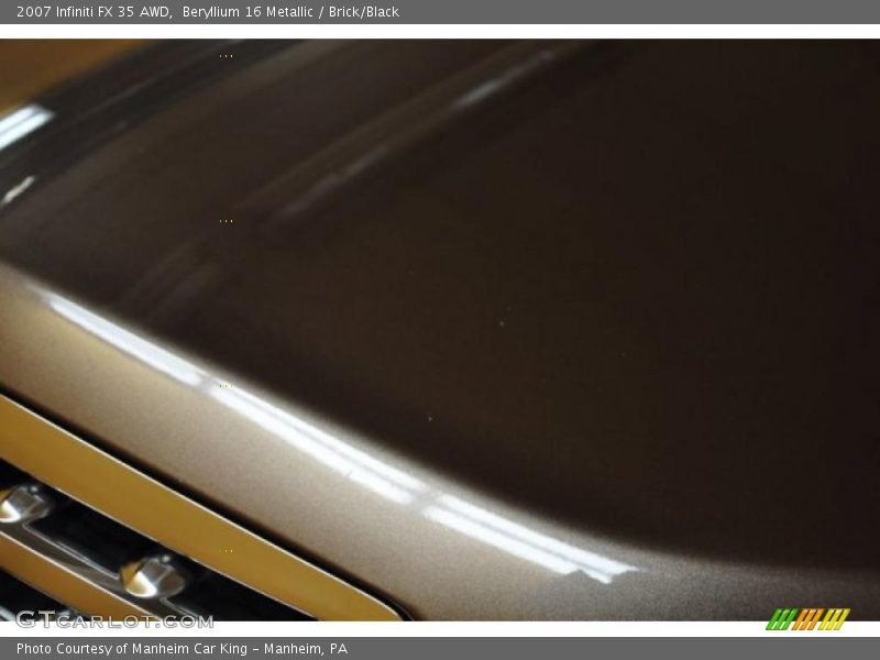 Beryllium 16 Metallic / Brick/Black 2007 Infiniti FX 35 AWD