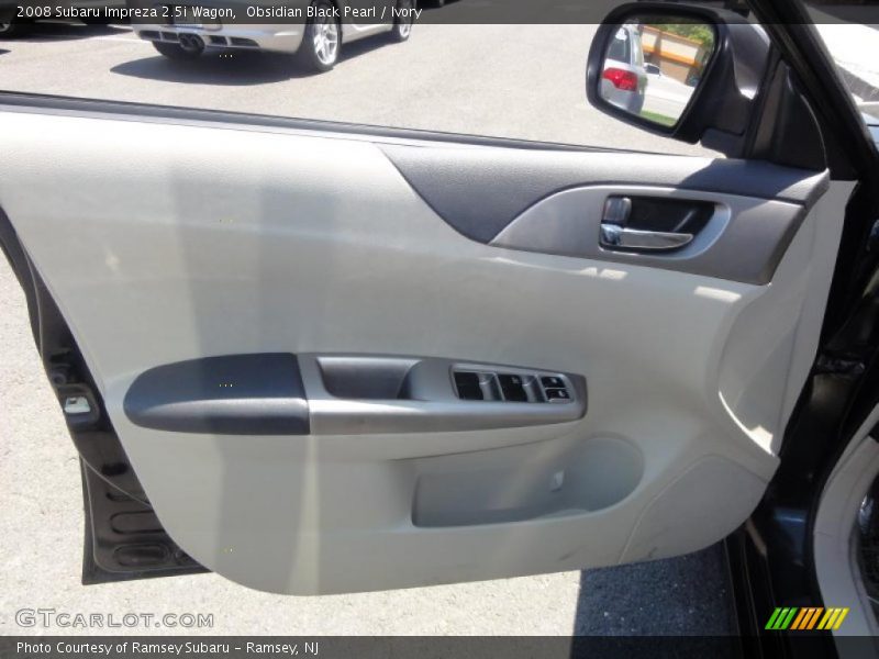 Obsidian Black Pearl / Ivory 2008 Subaru Impreza 2.5i Wagon