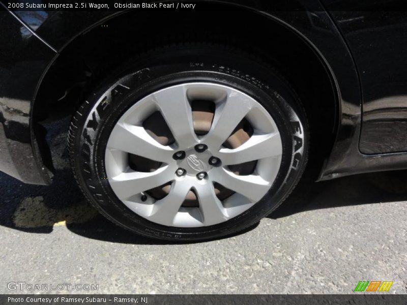 Obsidian Black Pearl / Ivory 2008 Subaru Impreza 2.5i Wagon