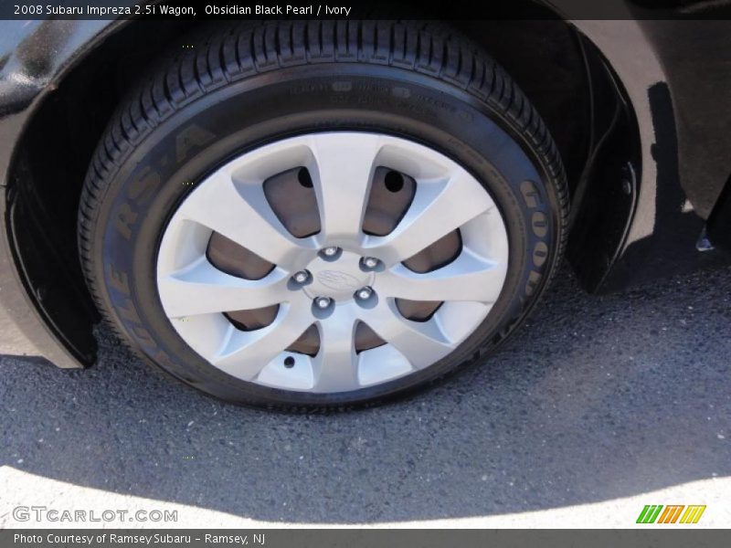 Obsidian Black Pearl / Ivory 2008 Subaru Impreza 2.5i Wagon