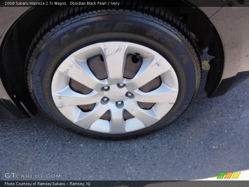 Obsidian Black Pearl / Ivory 2008 Subaru Impreza 2.5i Wagon