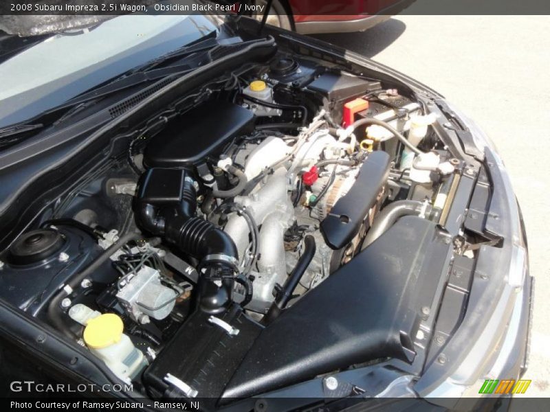 Obsidian Black Pearl / Ivory 2008 Subaru Impreza 2.5i Wagon
