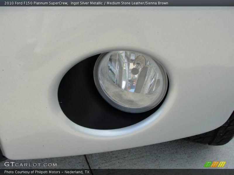 Ingot Silver Metallic / Medium Stone Leather/Sienna Brown 2010 Ford F150 Platinum SuperCrew