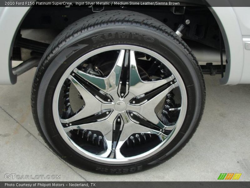 Custom Wheels of 2010 F150 Platinum SuperCrew