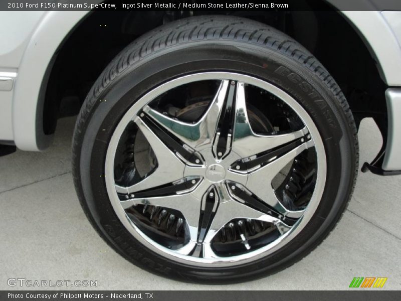 Custom Wheels of 2010 F150 Platinum SuperCrew