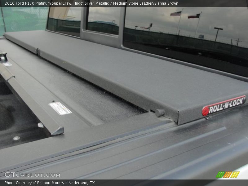 Ingot Silver Metallic / Medium Stone Leather/Sienna Brown 2010 Ford F150 Platinum SuperCrew