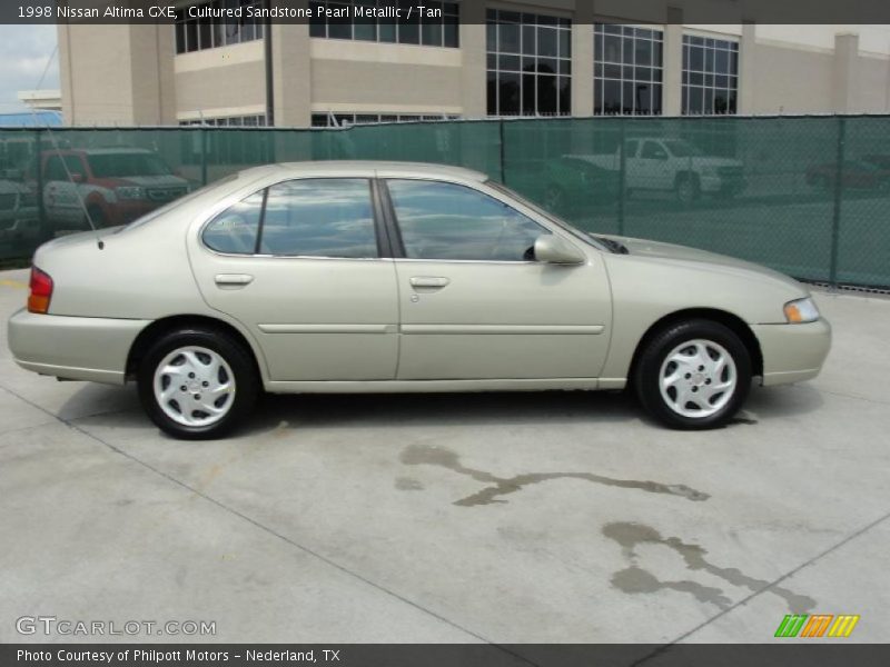 Cultured Sandstone Pearl Metallic / Tan 1998 Nissan Altima GXE