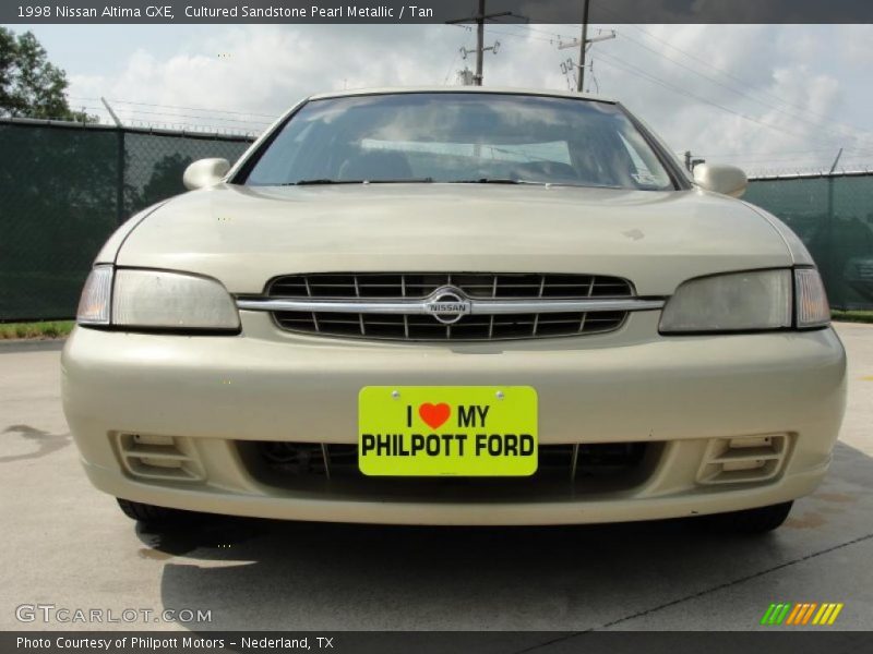 Cultured Sandstone Pearl Metallic / Tan 1998 Nissan Altima GXE