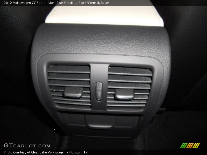Night Blue Metallic / Black/Cornsilk Beige 2012 Volkswagen CC Sport
