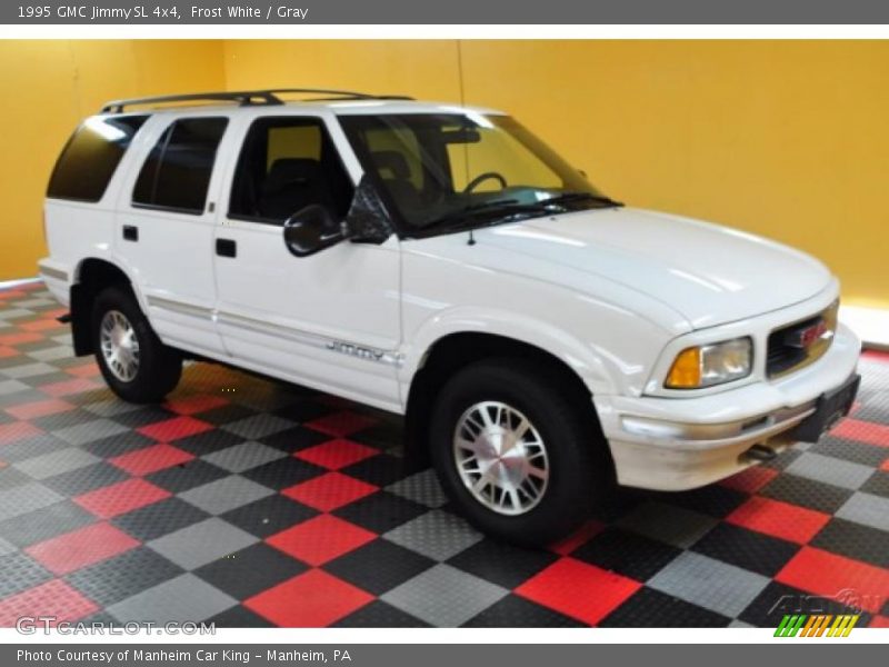 Frost White / Gray 1995 GMC Jimmy SL 4x4