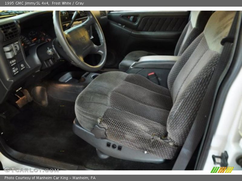 Frost White / Gray 1995 GMC Jimmy SL 4x4
