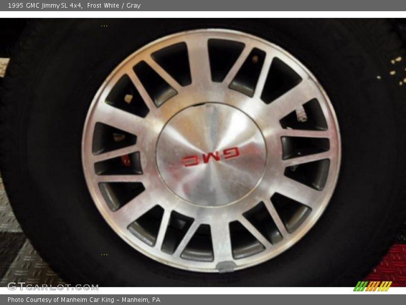 Frost White / Gray 1995 GMC Jimmy SL 4x4