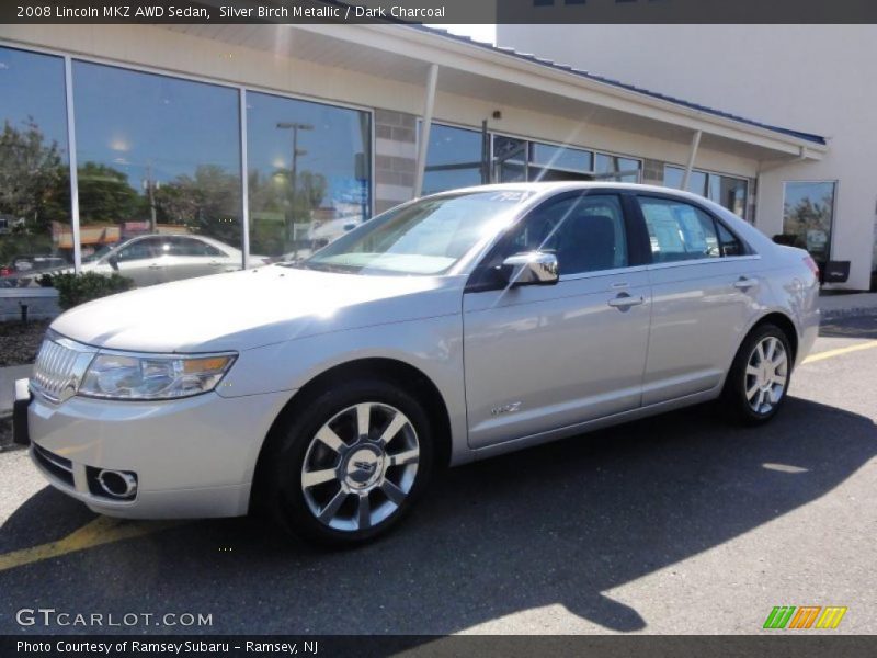 Silver Birch Metallic / Dark Charcoal 2008 Lincoln MKZ AWD Sedan
