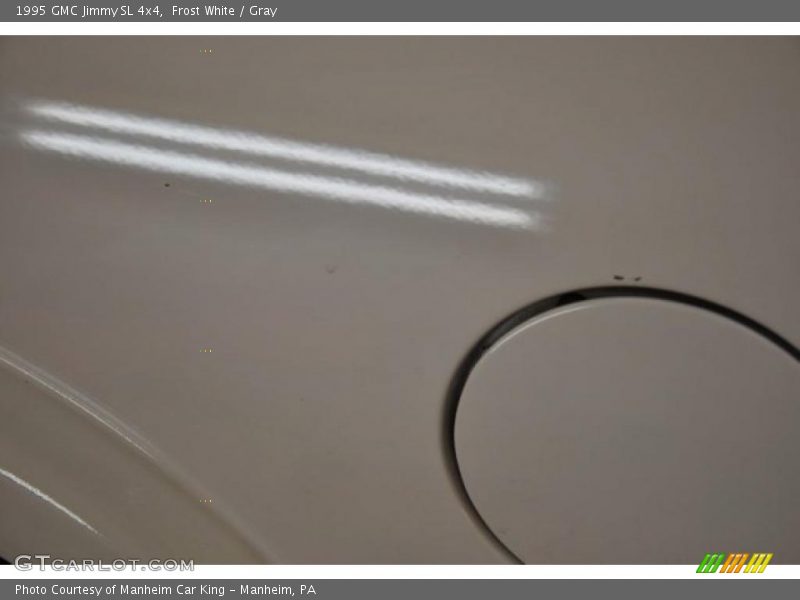 Frost White / Gray 1995 GMC Jimmy SL 4x4