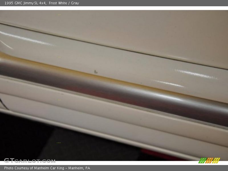 Frost White / Gray 1995 GMC Jimmy SL 4x4