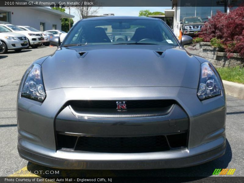 Gun Metallic / Black 2010 Nissan GT-R Premium