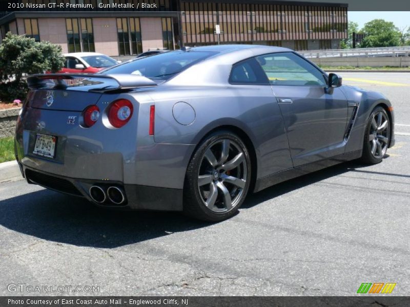 Gun Metallic / Black 2010 Nissan GT-R Premium