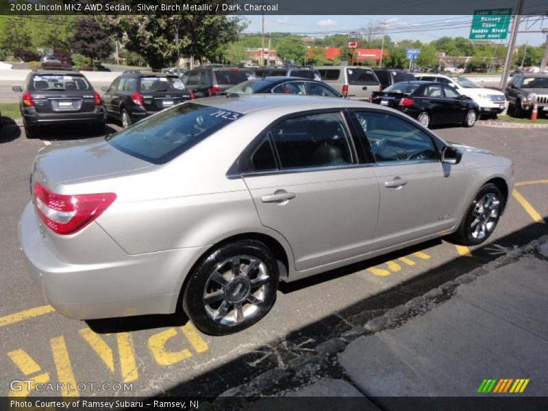 Silver Birch Metallic / Dark Charcoal 2008 Lincoln MKZ AWD Sedan