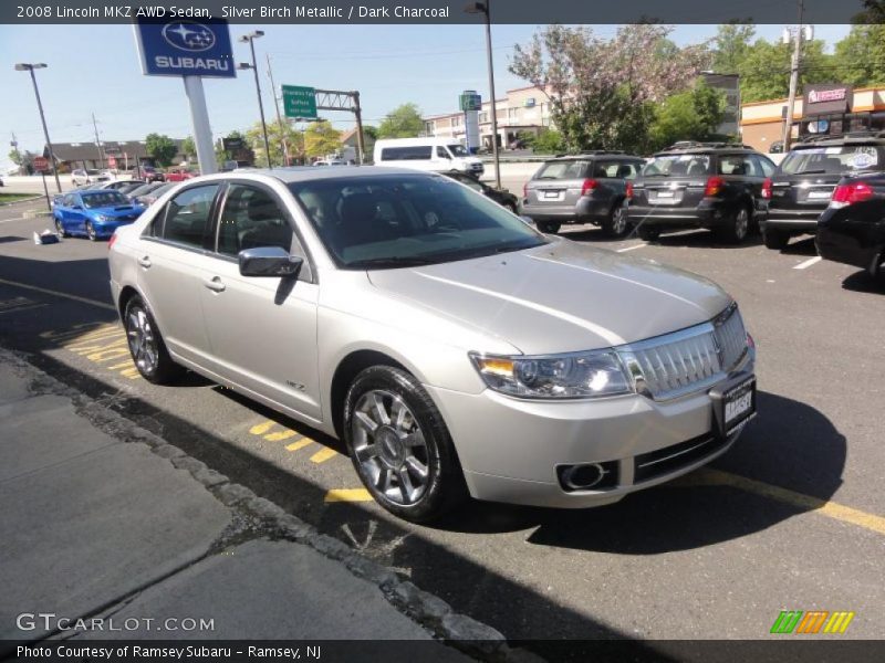 Silver Birch Metallic / Dark Charcoal 2008 Lincoln MKZ AWD Sedan