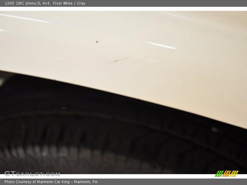 Frost White / Gray 1995 GMC Jimmy SL 4x4