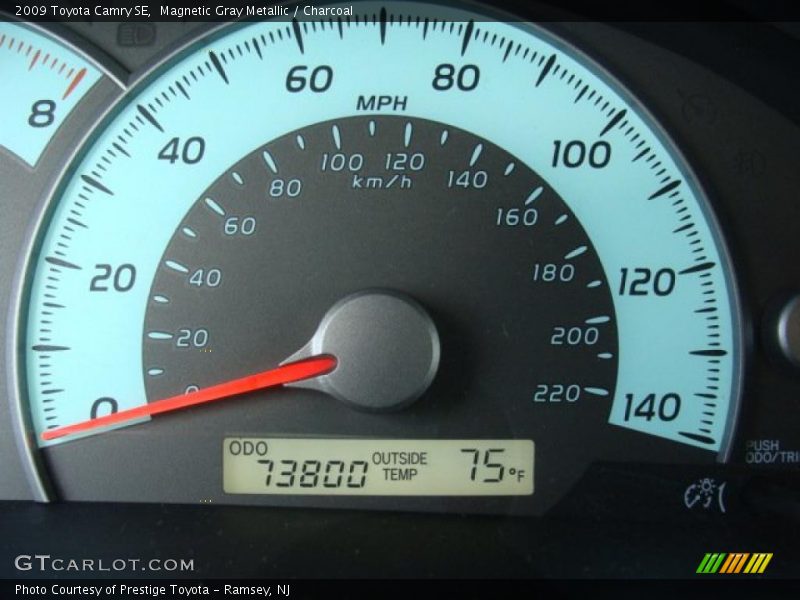 Magnetic Gray Metallic / Charcoal 2009 Toyota Camry SE