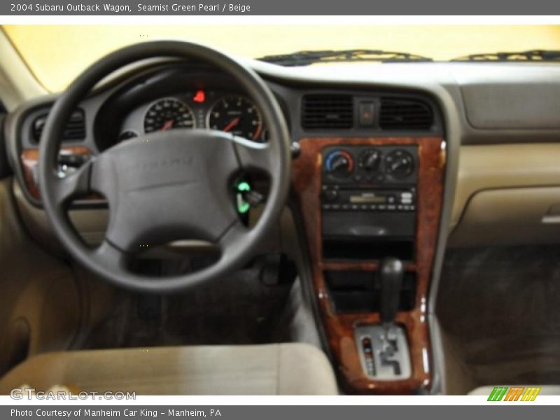 Seamist Green Pearl / Beige 2004 Subaru Outback Wagon